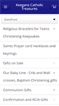 Mobile Screenshot of keeganscatholictreasures.com